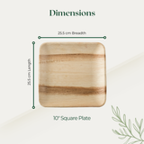 10" Square Plate