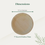 7" Round Shallow Plate
