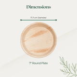 7" Round Plate