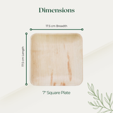 7" Square Plate