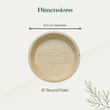 8" Round Plate